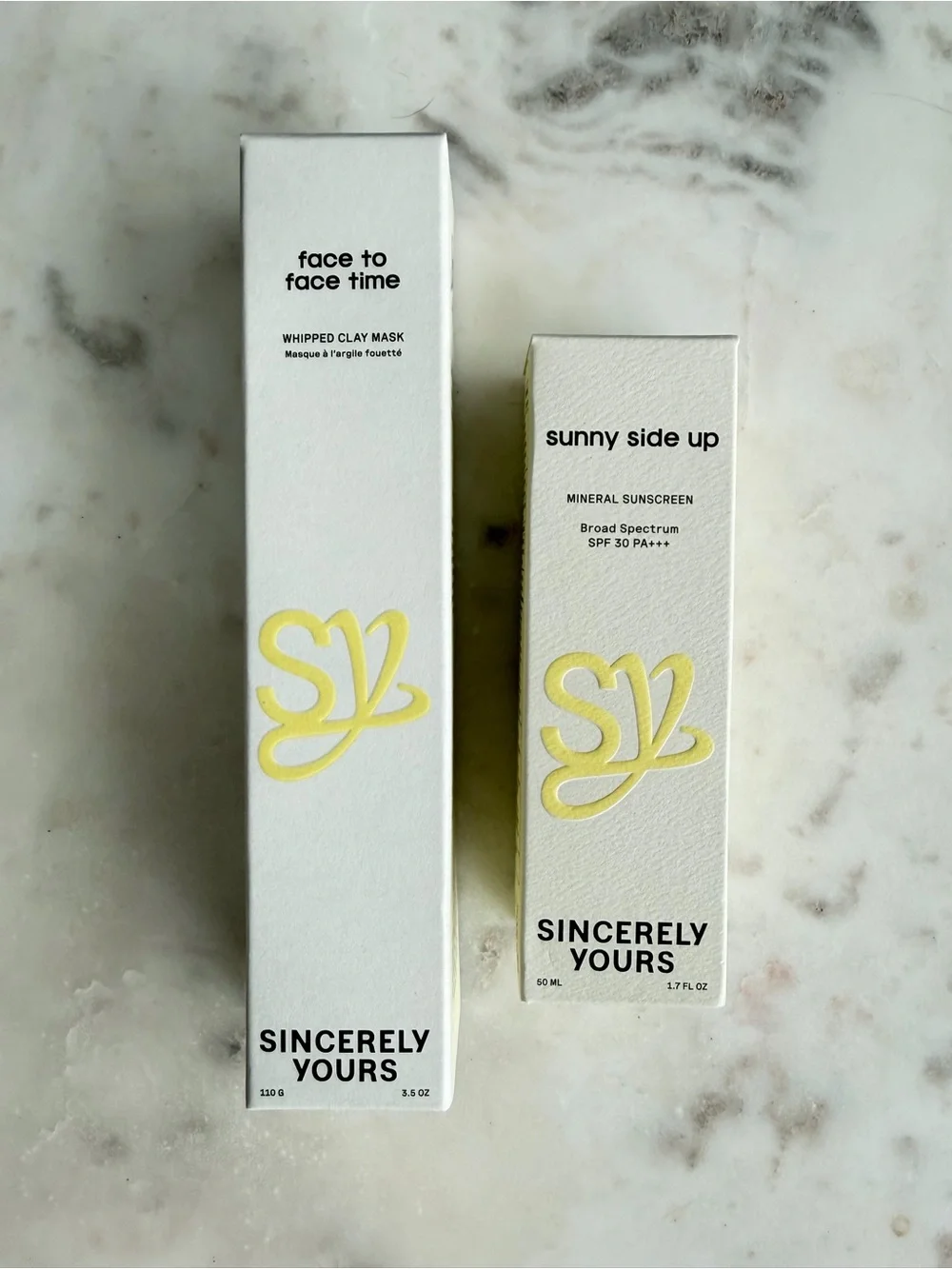 SINCERELY YOURS bundle | sunny side up + face to face time